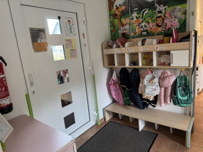 Das ist unsere Garderobe
